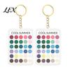 Outfit Color Reference 2Pcs Palette Keychain Pendant, Clear Acrylic Season Analysis Swatches Matching Tool Keychain, Card, Gifts for Fashion Lovers
