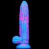 Dildo & Plug Anale con Texture Realistica di Mais in Silicone