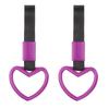 Car Steering Wheel Set of Rear Bumper Warning Car Drift Car for [PATIKIL] Heart-shaped Strap, 2, Ring, Handrail, Decoration, Keychain,