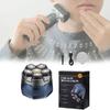 Electric Shaver With Magnetic Rotation Heads Rechargeable For Men Grooming