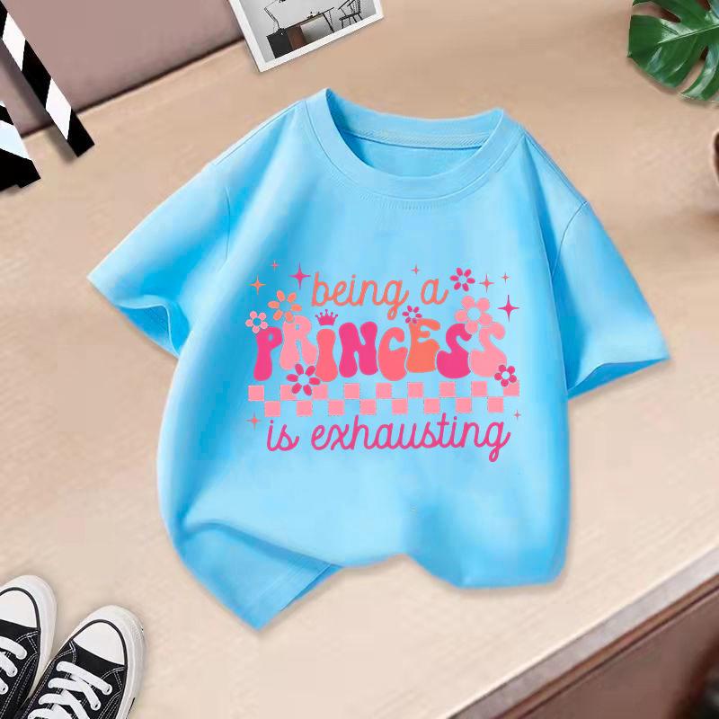 Children T-shirt Cute Animals Printed Kids 100% Cotton Tops 2-13Y O-Neck Short-sleeve T-shirt