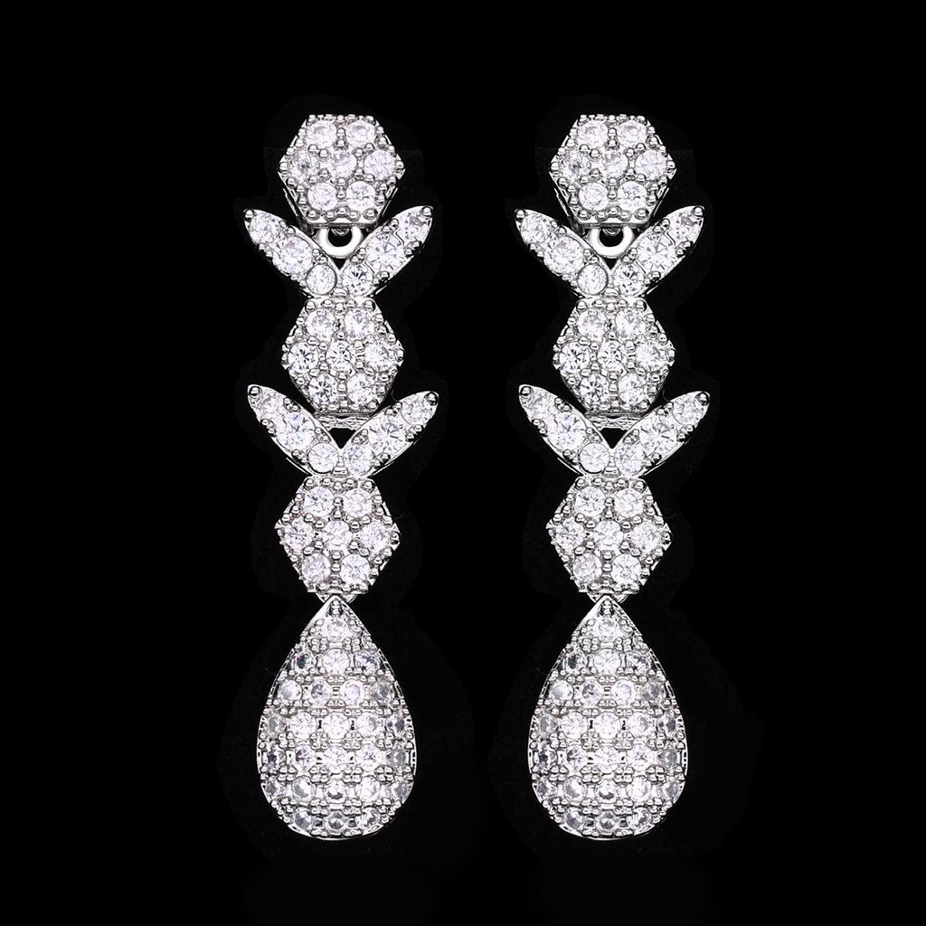 Micro-inlaid Diamond Zircon Jewelry Set Bridal Wedding Photography Popular Accessories Women