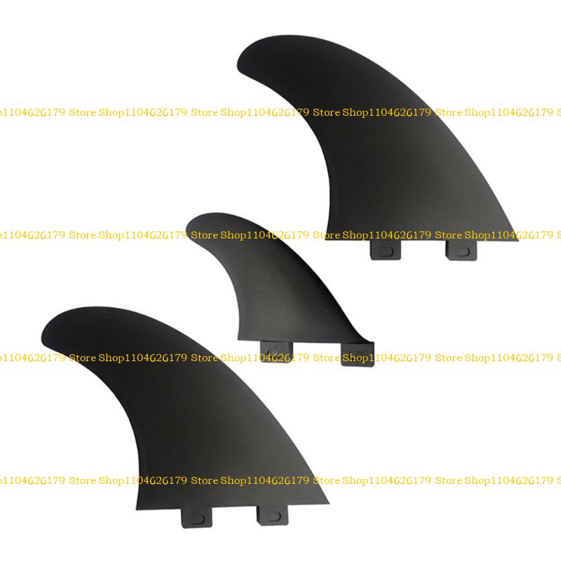 A1A2 3Pcs Surfs Fin Set Replacement High Performances Surfboards Thruster Fin PVC Reinforced Surfs Fin Easy Installation