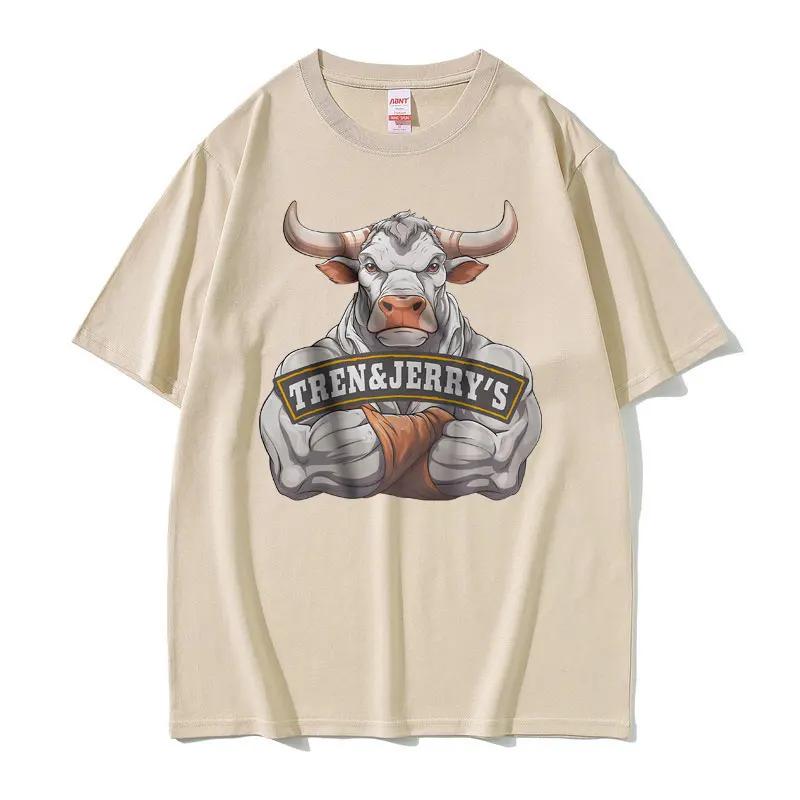 Vtipné tričko s memem Tren a Jerryho nadměrného napumpování Dámské tričko do posilovny, na fitness, na sport Unisexové ležérní tričko Unisexové tričko