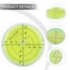 Superior PMMA Circular Bubble Level for Pool Tables and Equipment