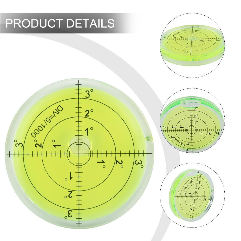 Superior PMMA Circular Bubble Level for Pool Tables and Equipment