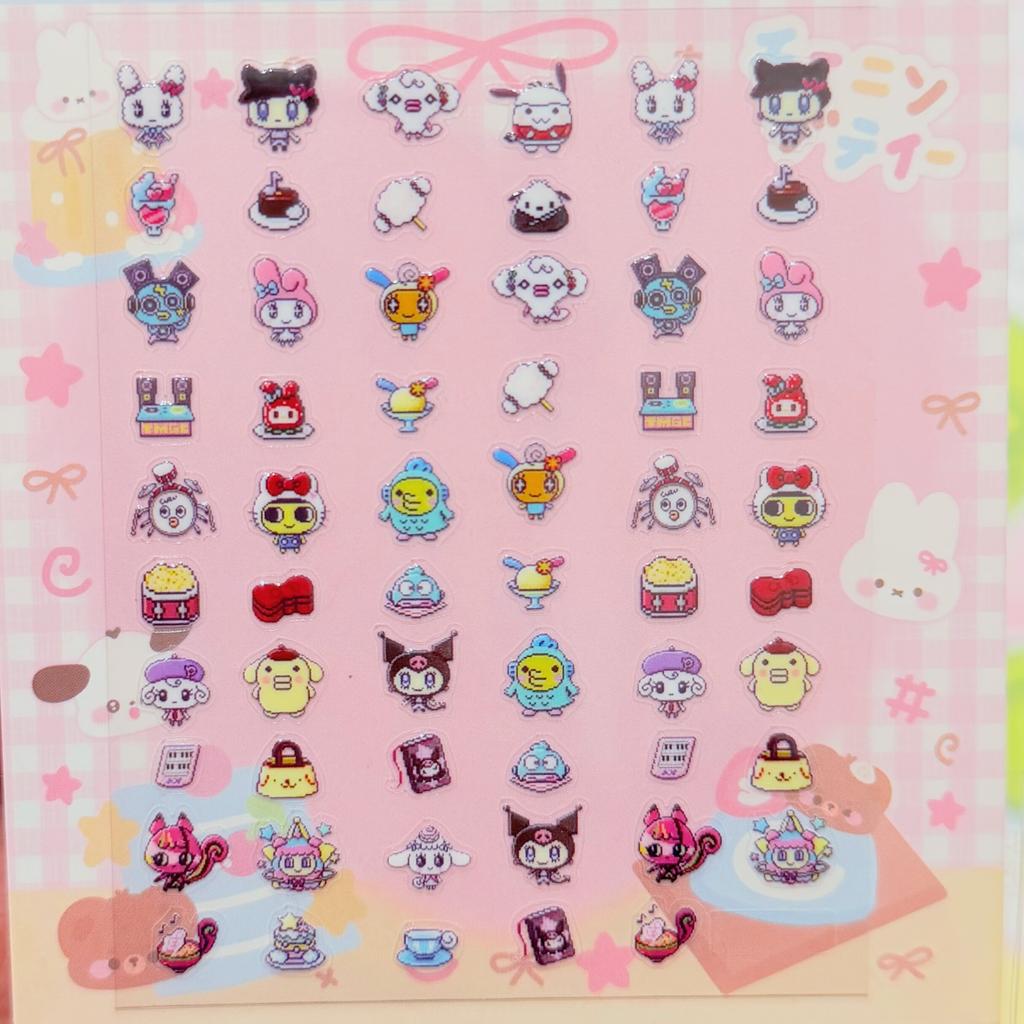 Uni Stickers Character Stickers Angel, Devil Carnival Fairy Tale World Dlc Character Dessert Stickers Cute Gifts