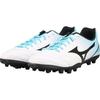Mizuno Folgado AS Wide Lace-Up AG (Rubber Short Studs) Shock Absorbing Durable Impact Resistant Soccer Shoes Men Soccer Shoes White Blue P1GA229425