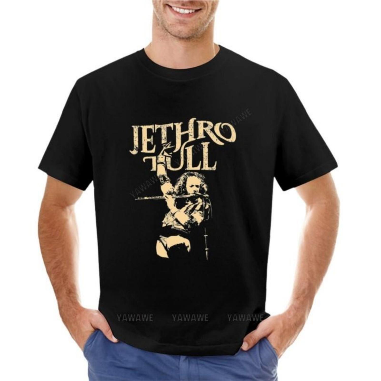 

Man T-shirt O-neck Top Teeshirt Jethro Tull T-Shirt Boys White T Shirts Black T Shirts Cute Clothes Funny T Shirts Mens Clothing S чёрный