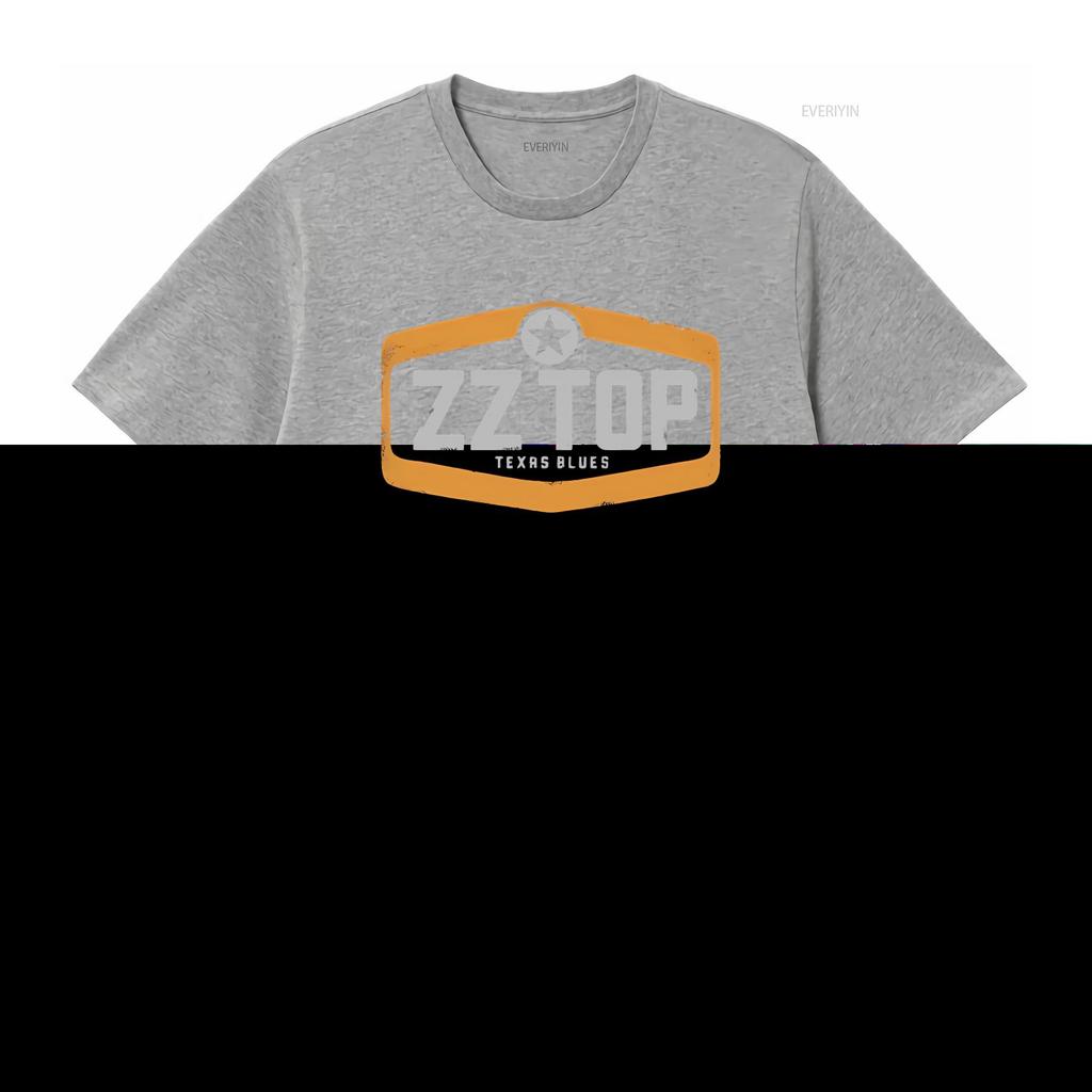 Cotton T Shirt ZZ Top Texas Blues True Texans Billy Gibbons Dusty Hill Print vintage Washed Unisex Casual designer clothes