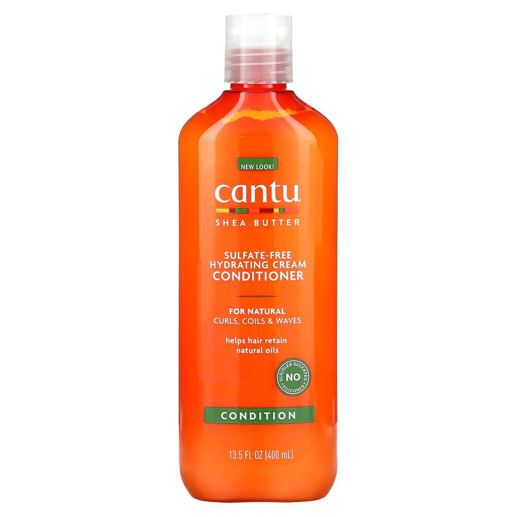 Shea Butter, Sulfate Free Hydrating Cream Conditioner for Natural Hair, 400 Ml (13.5 Fl Oz)