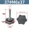 32-Head Rubber Six-Star Plum Blossom Handle Knob M5/M6/M8 Plastic Thumb Screw
