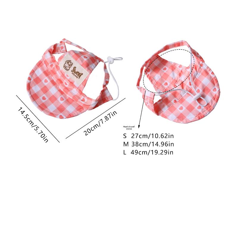 New Dog Cat Hats Cat Cowboy Hat With Ear Holes Tiny Pet Birthday Party Costume Cat Headwear Puppy Dog Kitten Hat Chihuahua Cap (as the picture,S)