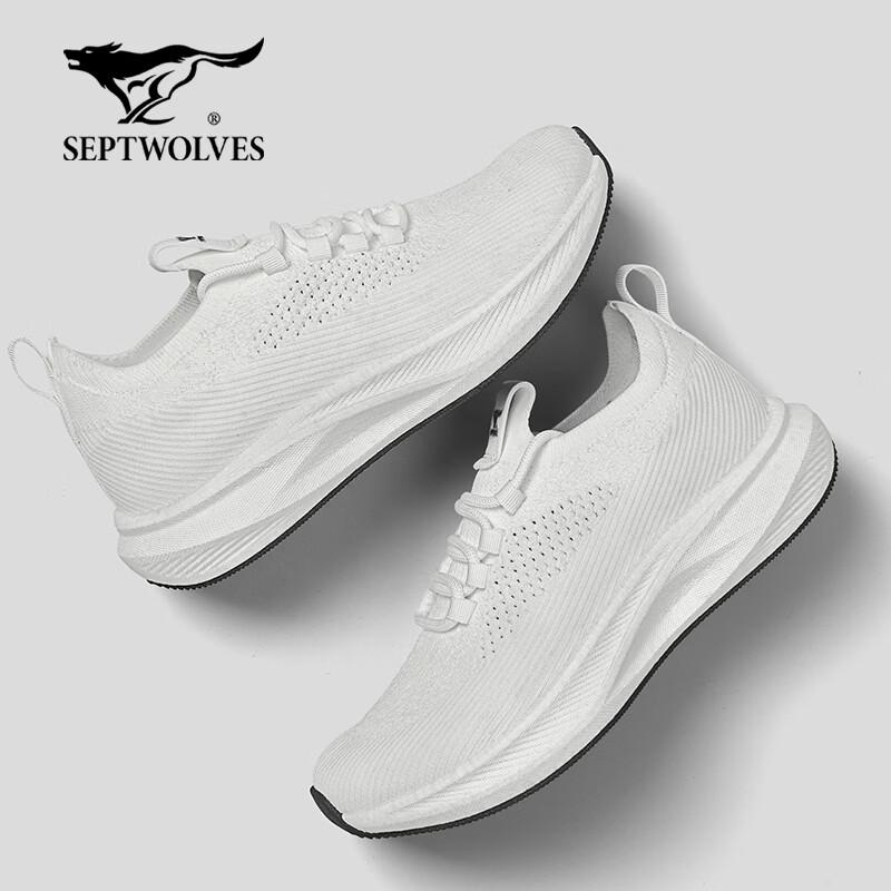 Septwolves Men s 2026 Flyknit Breathable Running Shoes 39