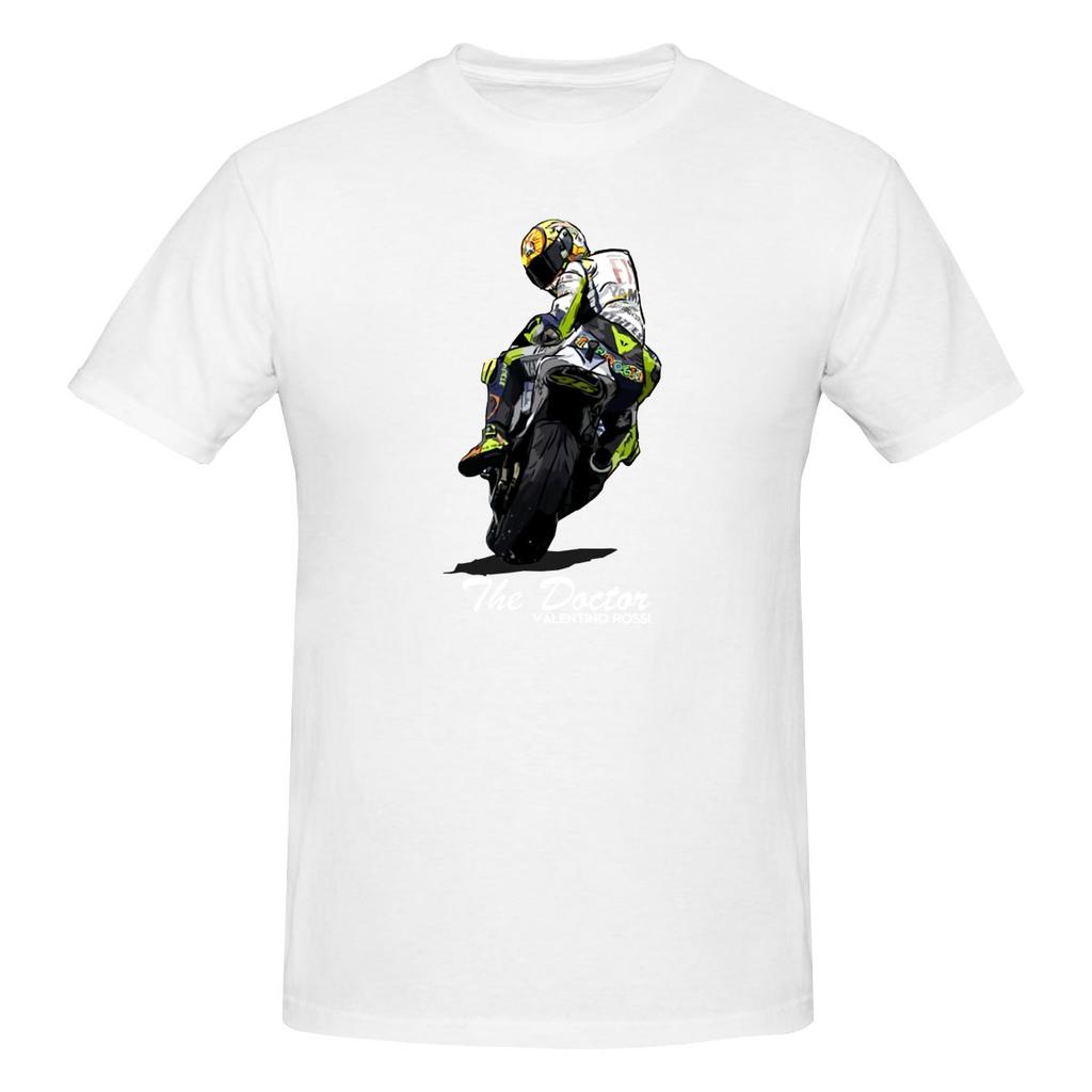Letní pánské tričko s potiskem motocyklu a doktora, cool, ležérní, s kulatým výstřihem, s krátkým rukávem, na cyklistiku, outdoorové, pouliční, nadměrné velikosti