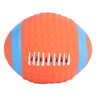 Pet Rugby Toys Bite Resistant Chewing Molars Training Squeaky Toy for Cats and Dogs