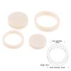 4Pcs Wool Felt Sealing Gasket For Coffee Machine Grinder Keep Powder Out Cutter Head Shock Washer Ring