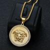 2025 Fashion Trend Jewelry Inlaid with Zircon Greek Mythology Pendant Necklace