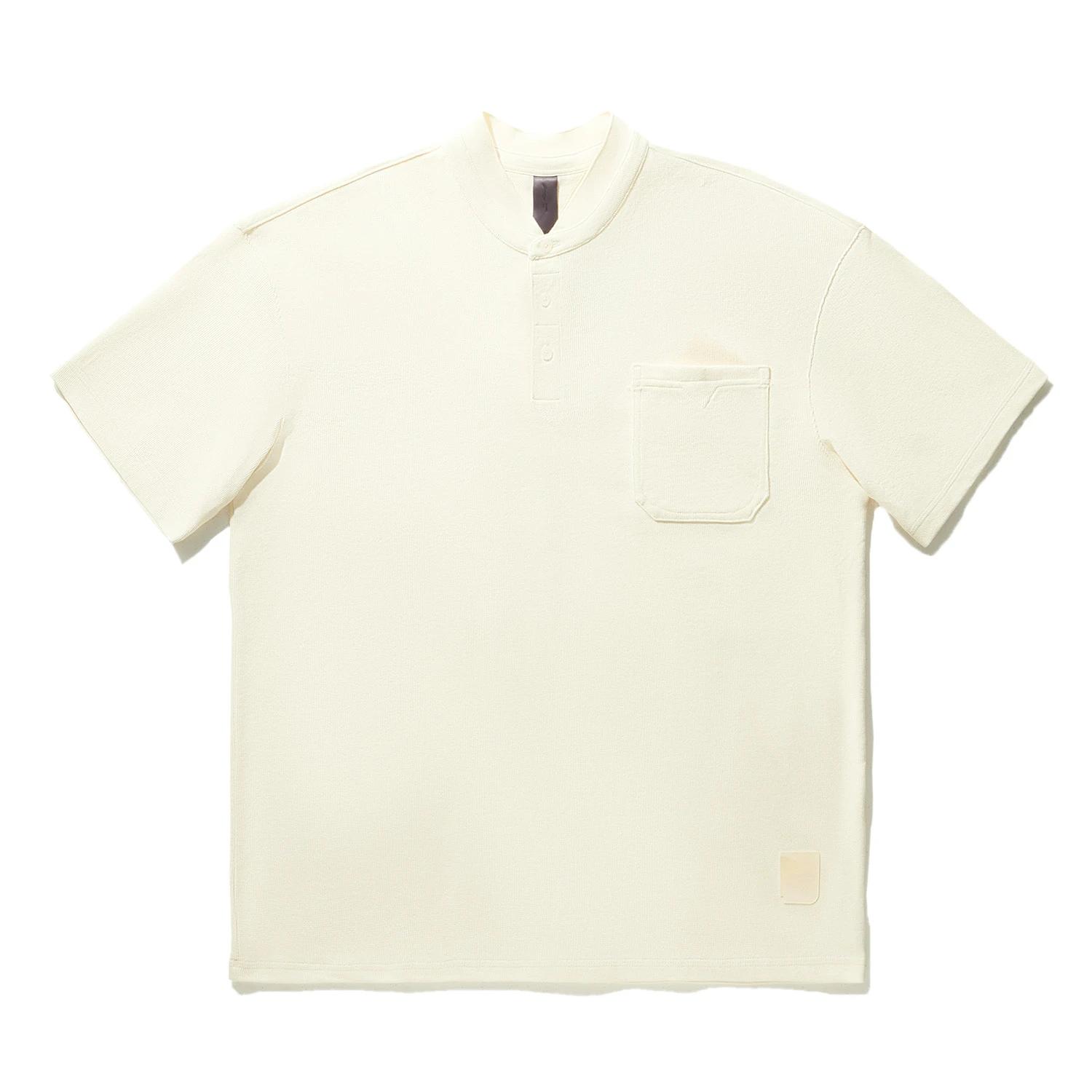 Li Ning x CHENGLONG,LIANMINGKUAN Polo Shirt Men s Papyrus White APLU029-2 M