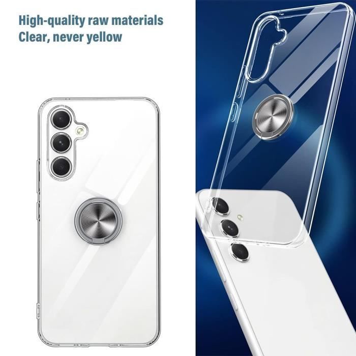 Coque de protection - booling - samsung galaxy a55 5g - antichoc - silicone - transparent