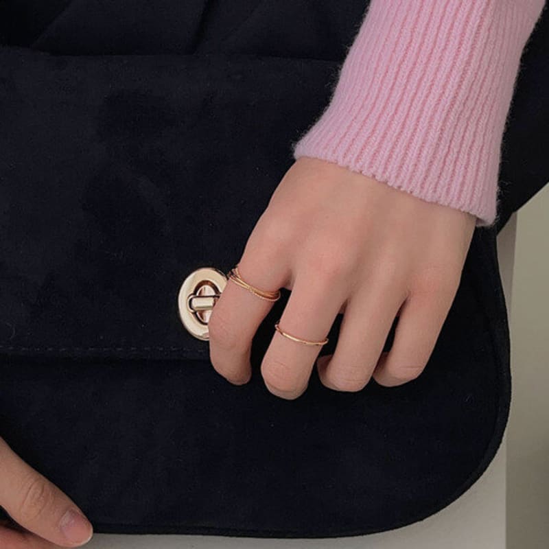 Silver925 Triple Ring (2color)