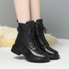 Fashion AIYUQI Women Ankle Boots 2025 Winter New Wool Warm Women Motorcycle Boots Anti-slip Large Size 41 42 43 Women's Snow Boots