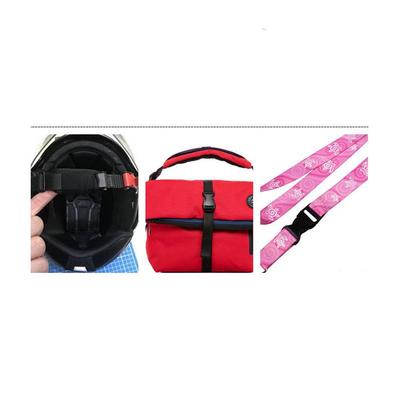 5pcs Plastic Quick Side Release Buckles Clasps Clips Dual Adjustable Security Double Lock Buckle Strap Dog Collar 15/20/25/32mm