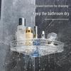 LISM No-Drill Transparent Bathroom Storage Shelf
