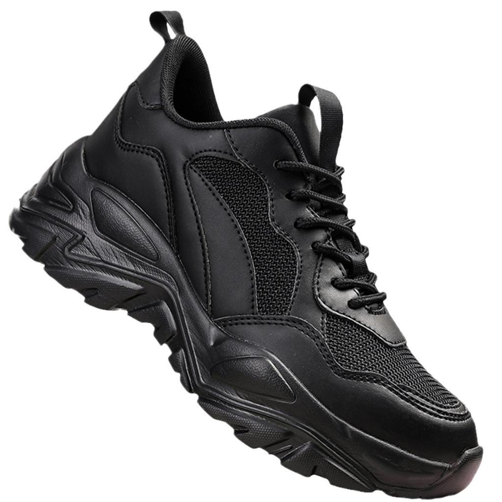 New couple sports shoes round head casual shoes outdoor breathable dad shoes