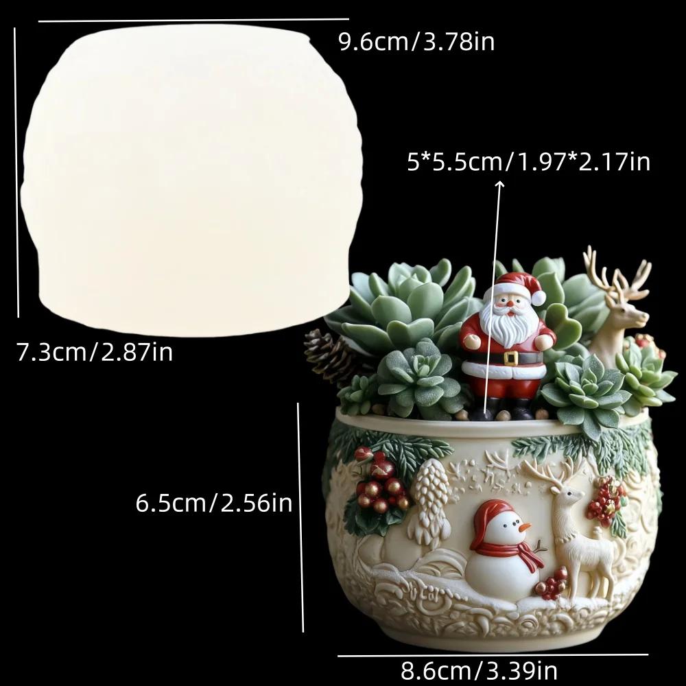 Mushroom Vase Resin Silicone Mold Christmas Decor Mushroom Flower Pot Concrete Mould Christmas Gift Mushroom Vase Gypsum Molds