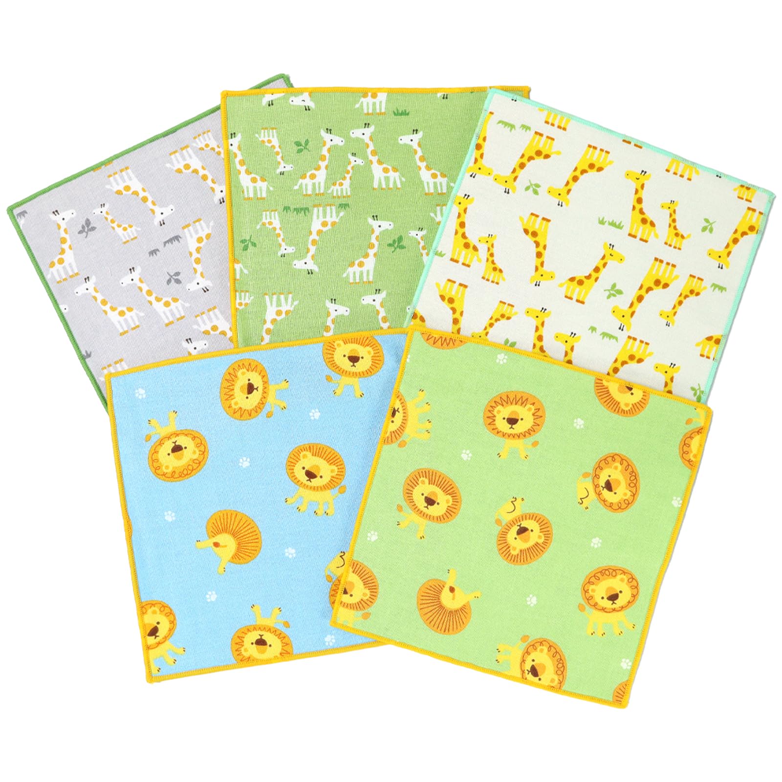 

Носовые платки из хлопковой марли Носовые платки с милыми узорами 5 Антибактериальные Мини Zanmai [кластер] Детские [Сделано в Японии] 100% (Включает в себя