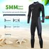 ZCCO 5mm Herren Ganzkörper-Neoprenanzug: Warmer Taucher-, Winterbade-, Surf-, Schnorchelanzug