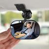 Adjustable Wide Car Rear Seat Mirror Baby/Child Seat Car Safety Mirror Monitor Clip Or Paste Safety Car Baby Mirror Car Interior