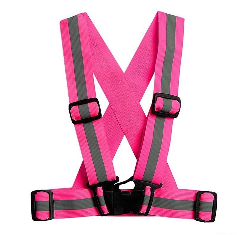Reflective Adjustable Safety Security High Visibility Vest Gear Stripes Jacket
