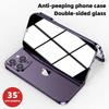 Anti-spionage Privacy Gehard Glas met Lensbescherming Magnetische Adsorptie Hoesje Voor iPhone 16 15 14 Plus 13 12 11 Pro Max