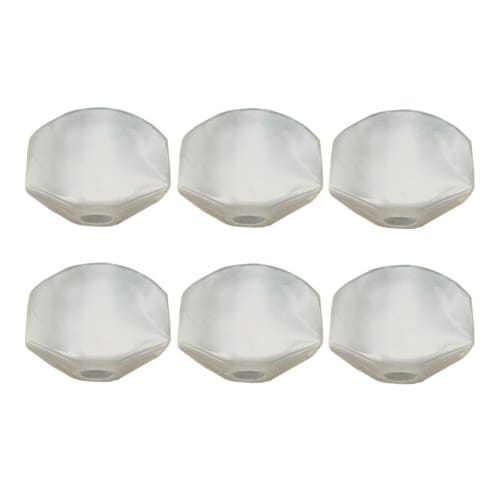 Baosity 6 Pieces Guitar Tuning Peg Knobs with Tuning Key Buttons
