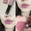 Mulberry Purple Shimmer Lip Jelly Pen Moisturizing Mirror Water Light Solid Lip Gloss Film-forming Non-Fading Gloss Lipstick