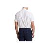 Polo Ralph Lauren SS22 Jednobarevná lněná keprová košile s krátkým rukávem Pánské košile Bílá MNPOWOV1N820464