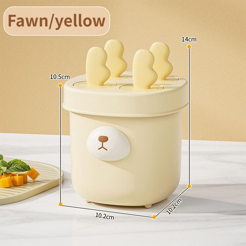 

Food Safe Cartoon Ice Cream Mold Easy Demolding DIY Ice Lolly Maker for Homemade Popsicles at Home