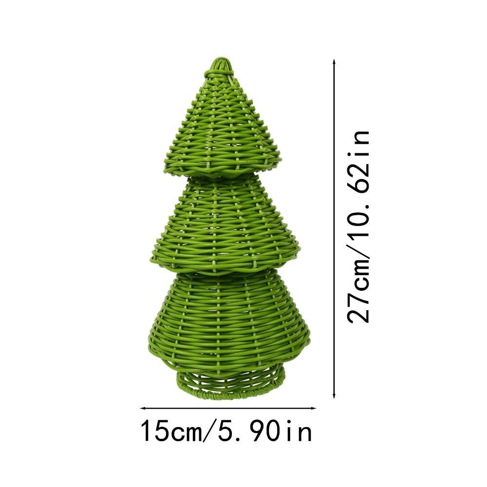 3 Sizes Desktop Xmas Ornament Mini Artificial Tabletop Trees Christmas