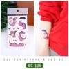 Ruikalong Glitter Animal Tattoo Stickers for Kids - Cartoon Dinosaurs, Water Transfer