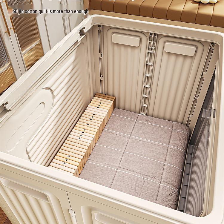 Large Capacity Foldable Clothing Organizer with Wheels