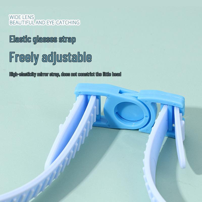 Children's Waterproof Anti-Fog Swimming Goggles and Cap Set – High-Definition, Large Frame for Boys and Girls
