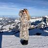 European and American fan fur loose leopard print jacket female mink velvet femininity long artificial fur imitation fur coat