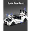 1/32 Skyline Ares Nissan GTR CSR2 Alloy Sports Car Model Diecast Metal Toy Gift