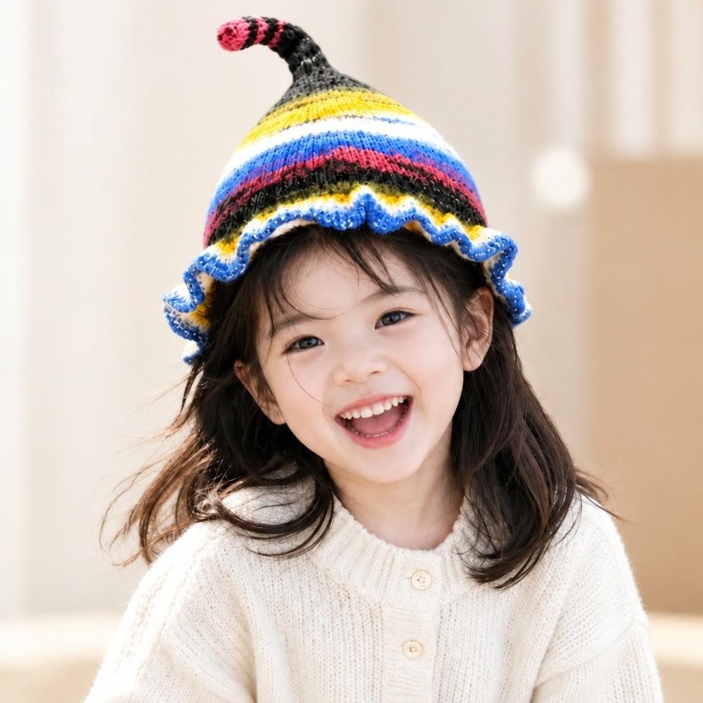 Ear Protection Kids Hat Windproof Elf Cap Cute Girls Winter Hat Winter