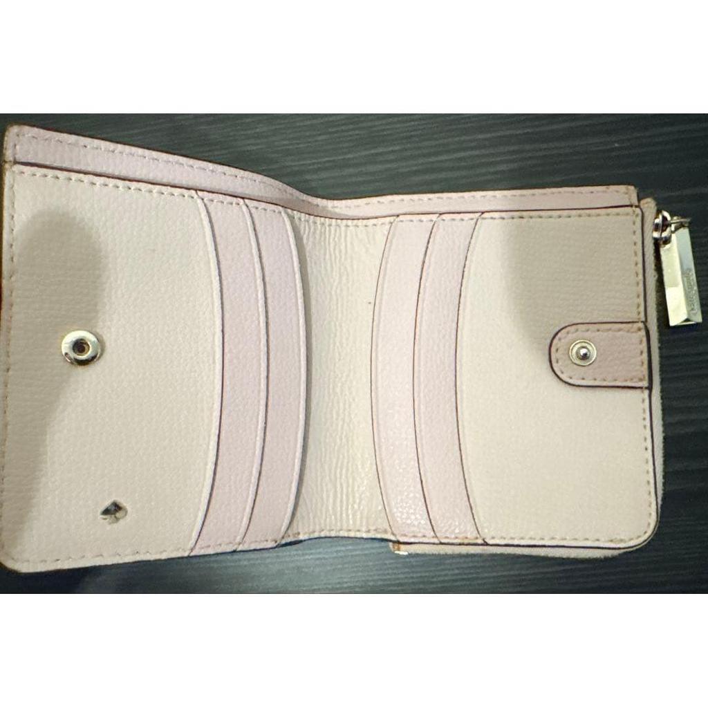 Used kate spade bifold wallet french bulldog
