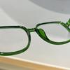 3pcs Retro Jelly Color Square Frame Clear Lens Glasses for Women