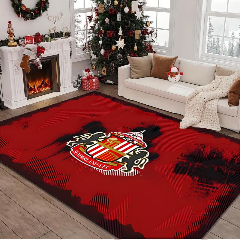 1PC rug Sunderland Crest Carpet, Chair Rug,Area Rug for Office Bedroom living rooms bedroom, Doormat decor Christmas fan gifts