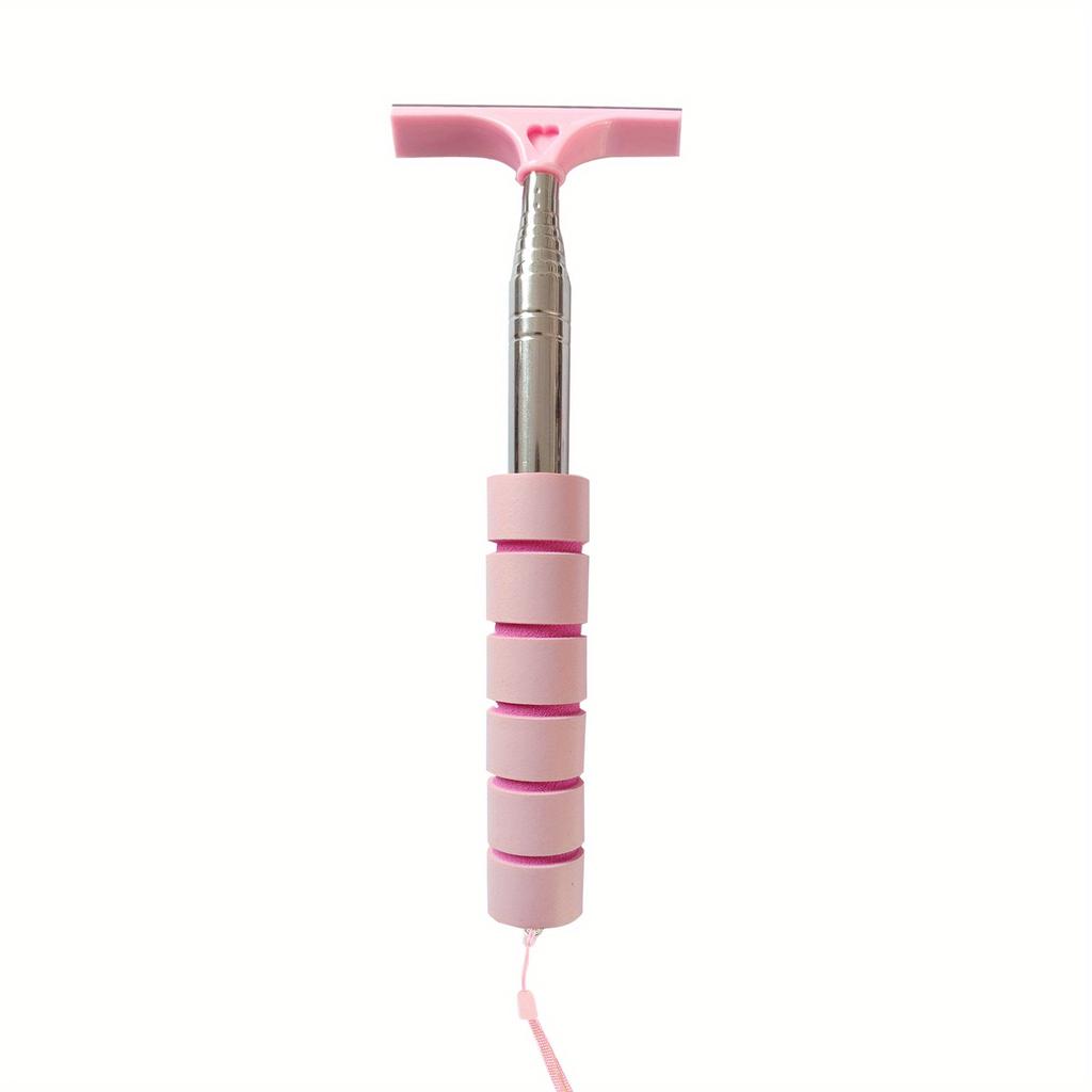 Car Rearview Mirror Wiper Telescopic Handle Car Rearview Mirror Wiper Durable Stainless Auto Glass Cleaning Tools Cleaning Brush